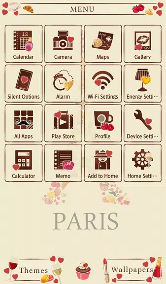 Sweet Paris Theme Capture d'écran 2