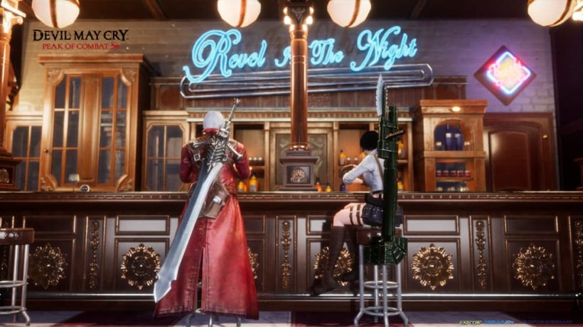 Oeuvre de Dante et Lady de Devil May Cry: Peak of Combat