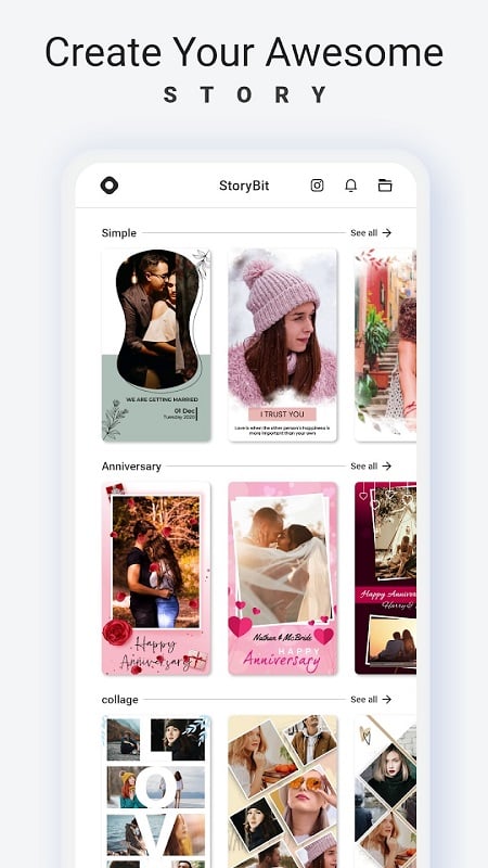 Story Bit | Story Video Maker 스크린샷 3