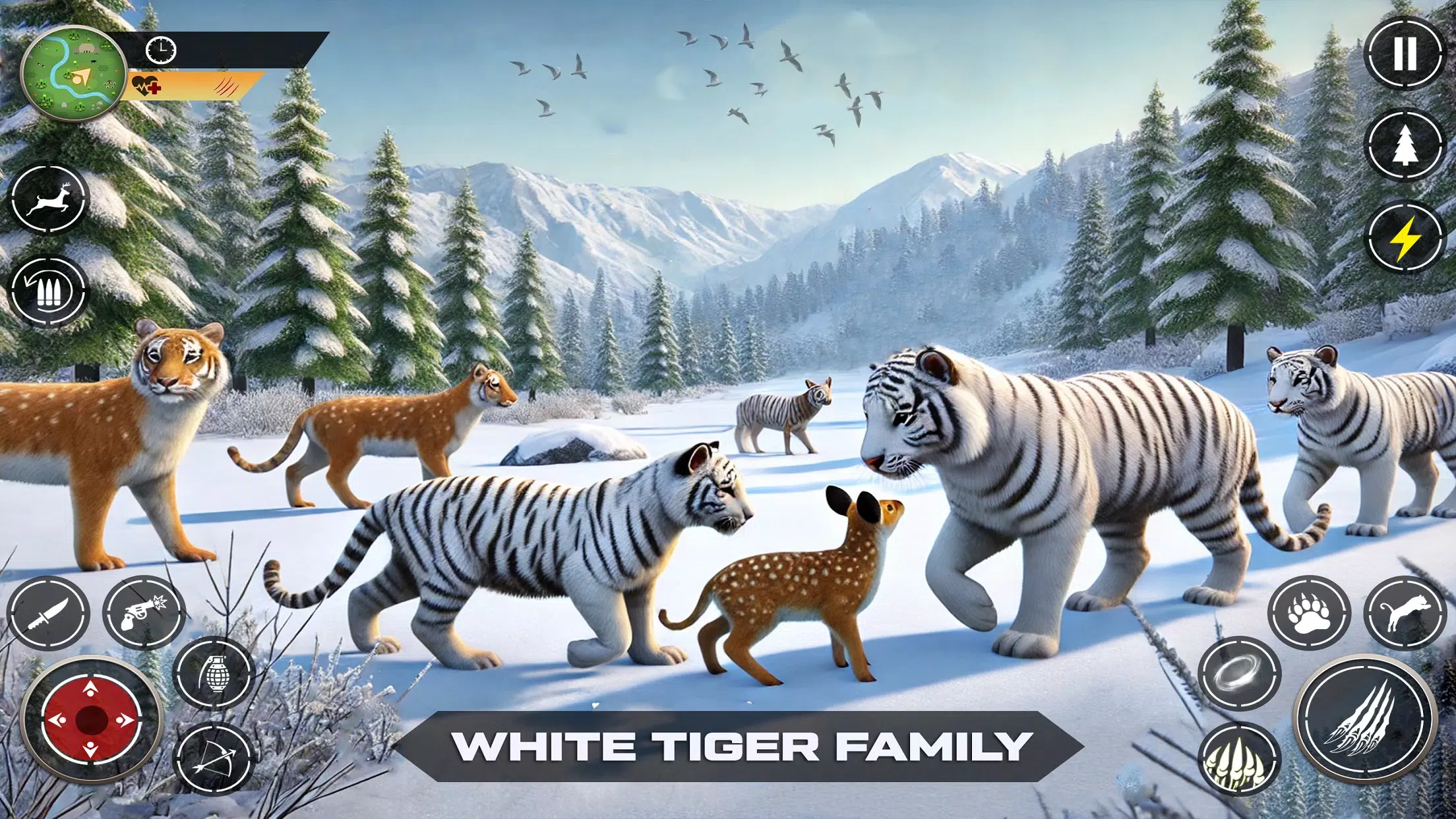 Snow Tiger Family Simulator 3D Скриншот 4