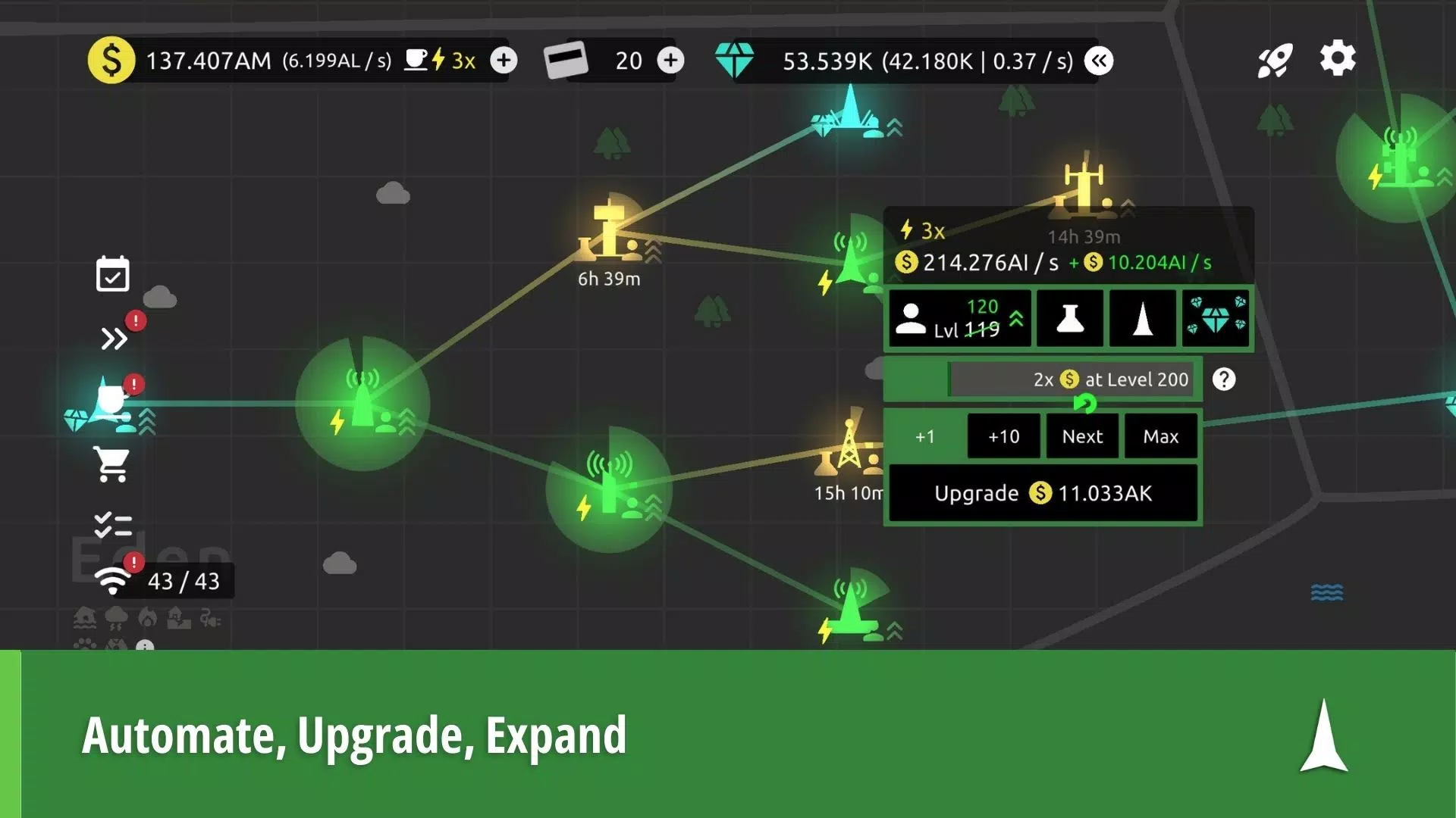 Idle Networks Captura de pantalla 2