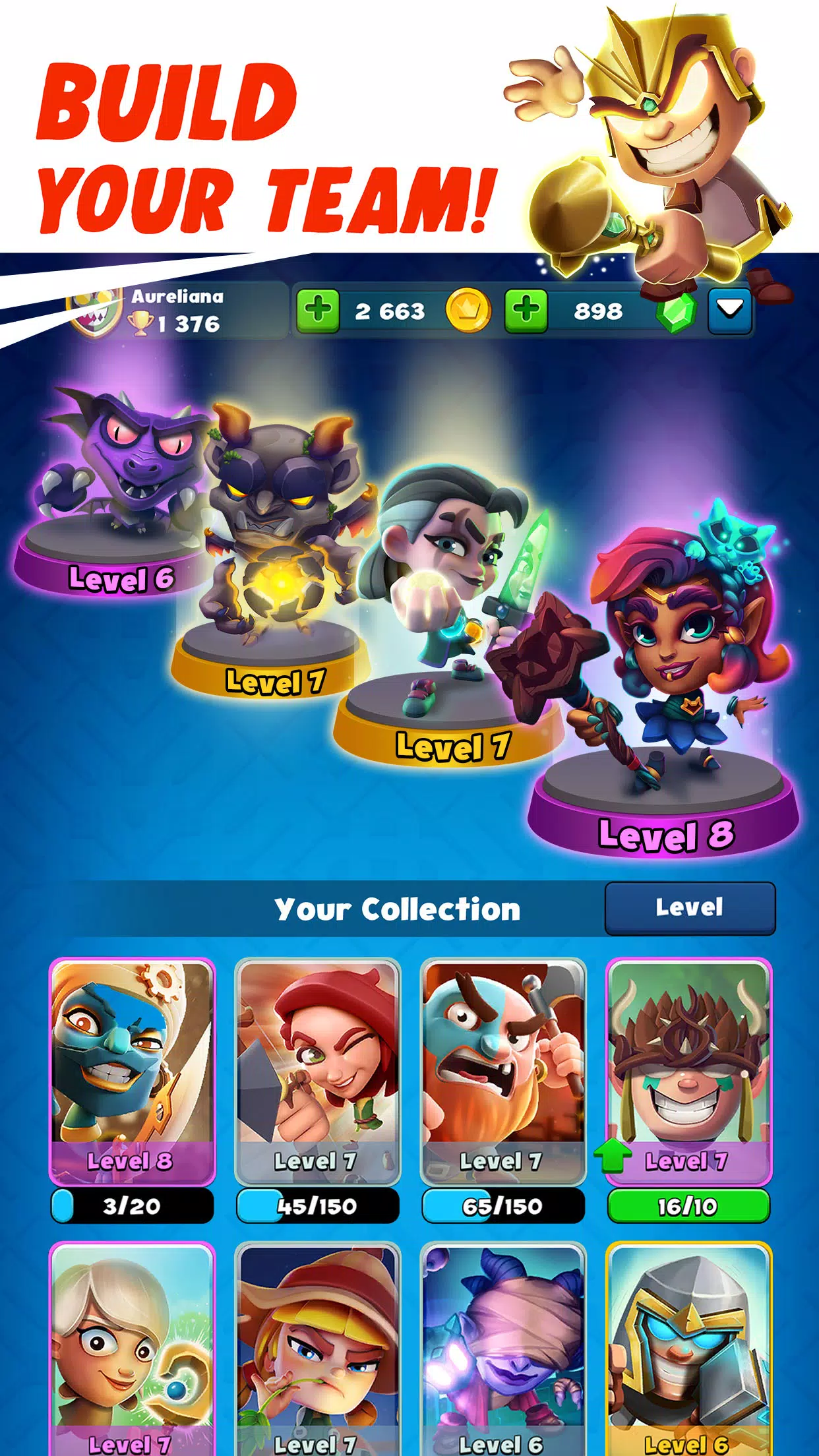 Smashing Four: PvP Hero bump 스크린샷 3