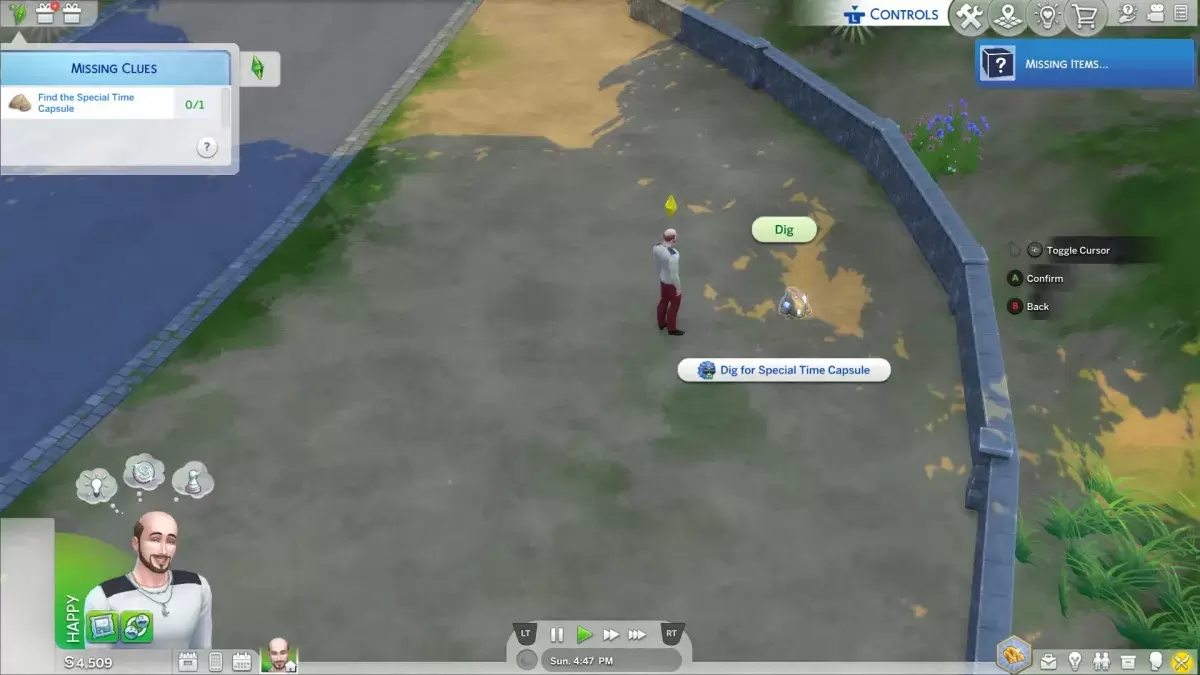 The Special Time Capsule in The Sims 4's Blast from the Past event.