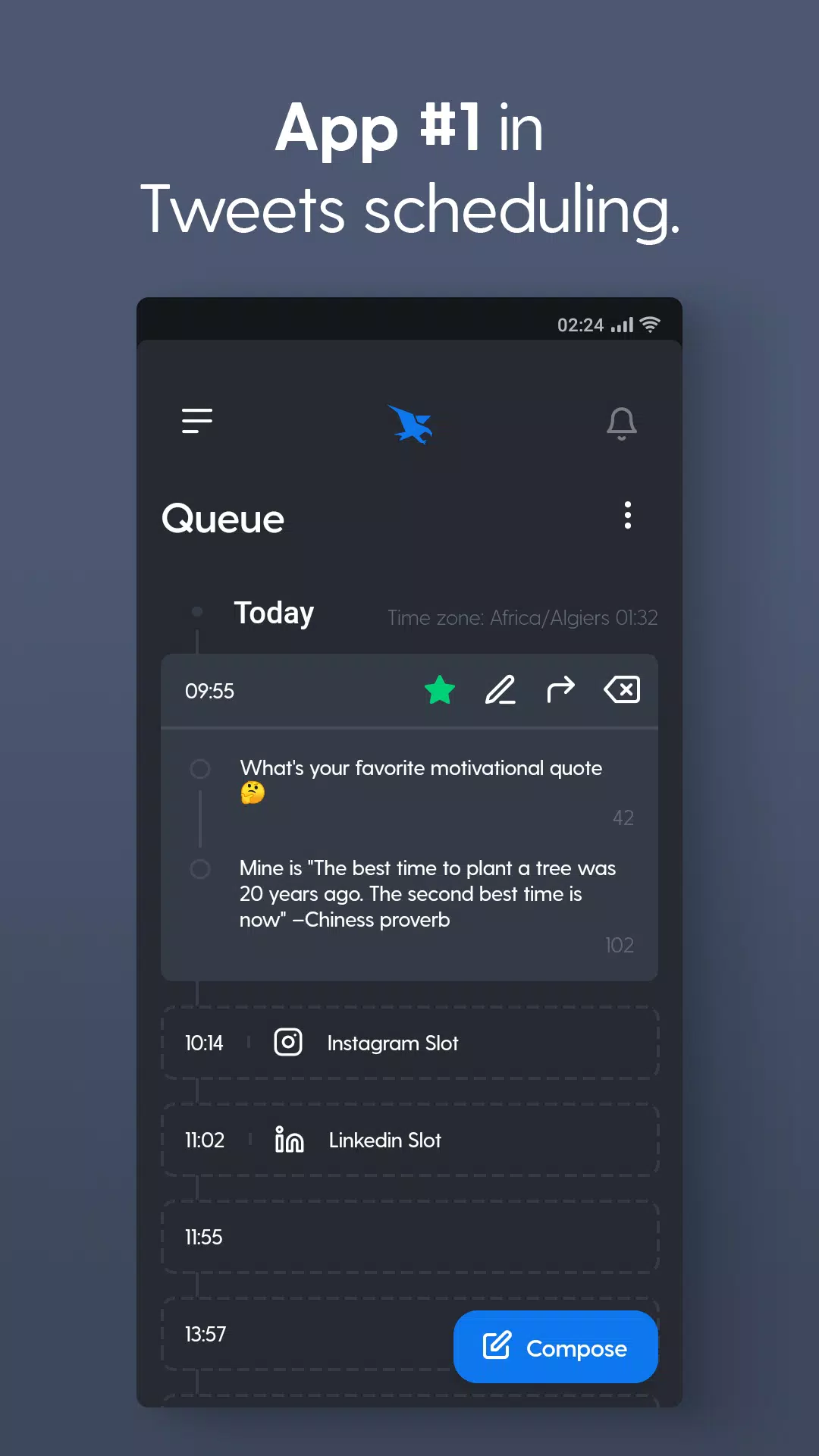 Hypefury - Companion app Screenshot 2