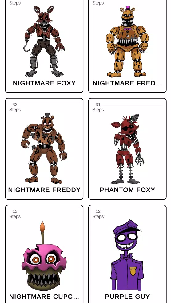 How to draw fnaffs Capture d'écran 4