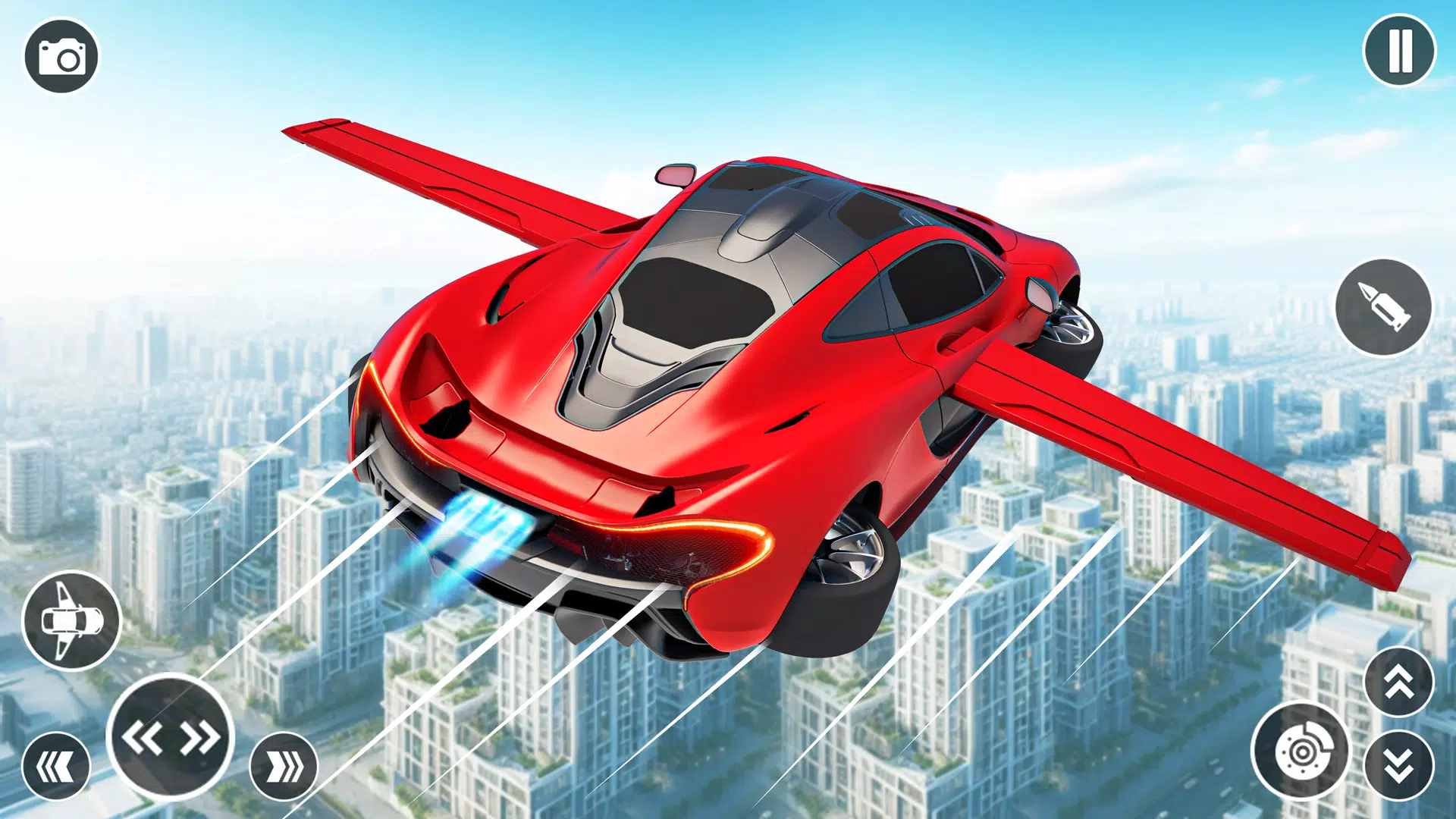 Flying Car Robot Shooting Game應用截圖第1張
