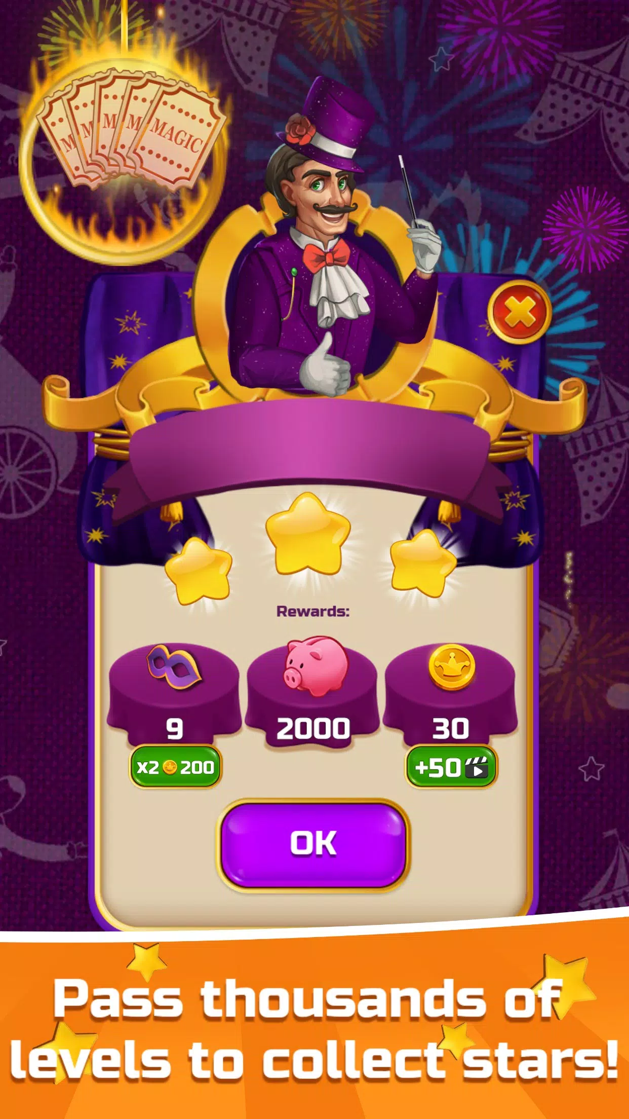 Circus Words: Magic Puzzle应用截图第1张