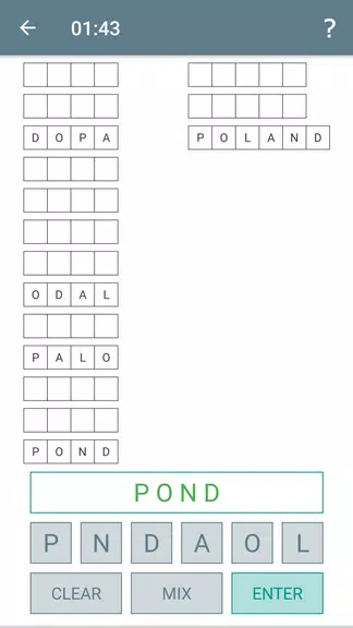 Anagram - Classic Puzzle Game Tangkapan skrin 3
