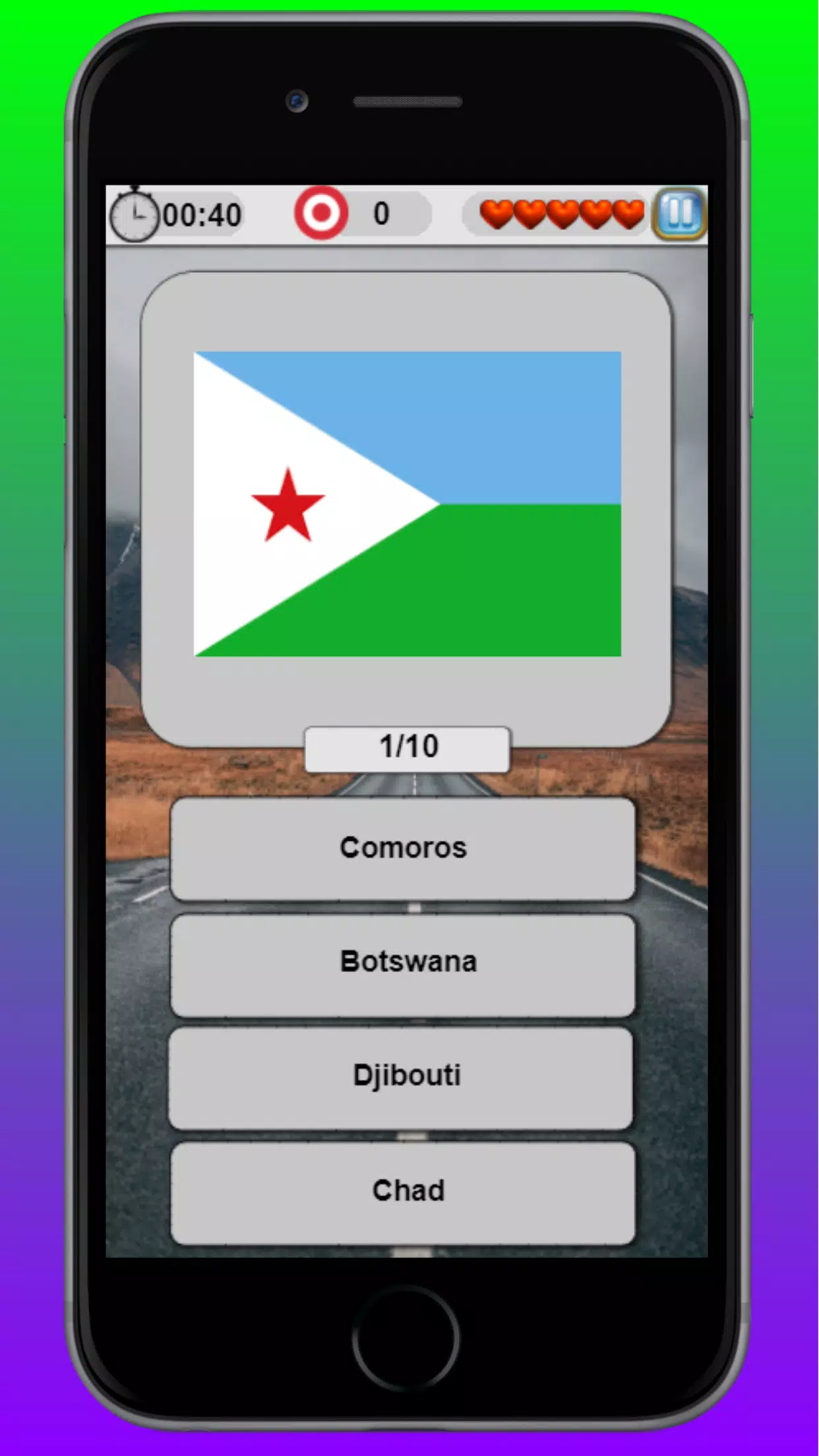 Guess the Flag and Capital Cit Captura de tela 3