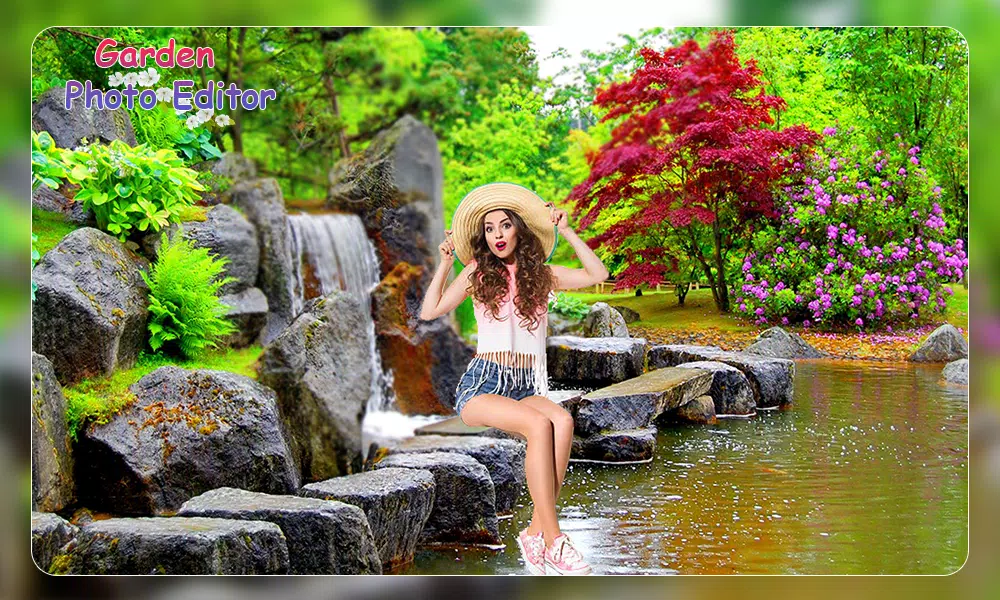 Garden Photo Frame Editor應用截圖第1張
