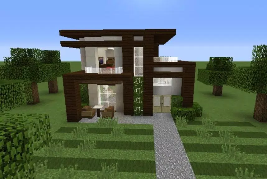 Modern MCPE Houses PRO Captura de tela 2