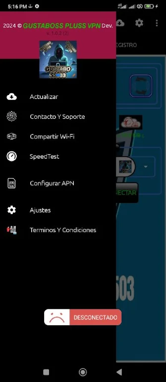 Schermata gustaboss pluss vpn 3