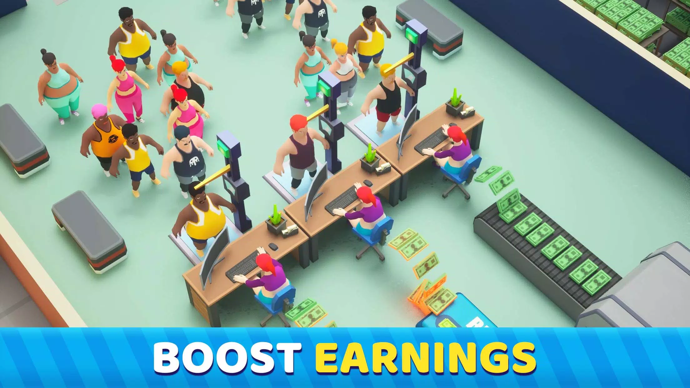 Fitness Club Tycoon应用截图第2张