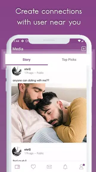 Gay Dating, Chat and Meet Скриншот 2
