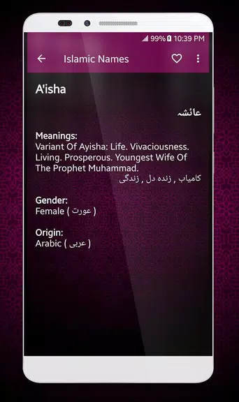 Islamic Names Dictionary Tangkapan skrin 3