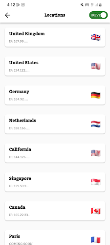 Schermata ODDVPN 1