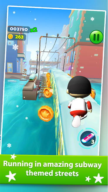 Subway Ryan Rush Runner 3D Скриншот 2