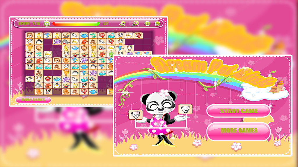 Dream Pet Link: Animal Mahjong Connect應用截圖第1張