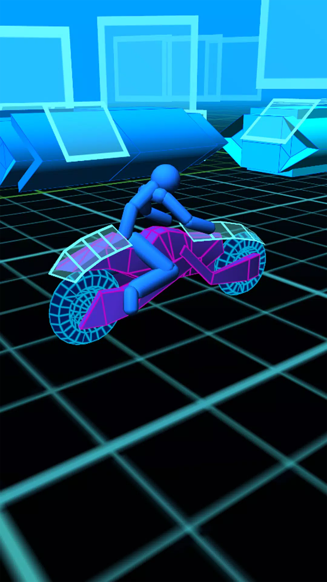 Stickman Neon Motorcycle Race應用截圖第3張