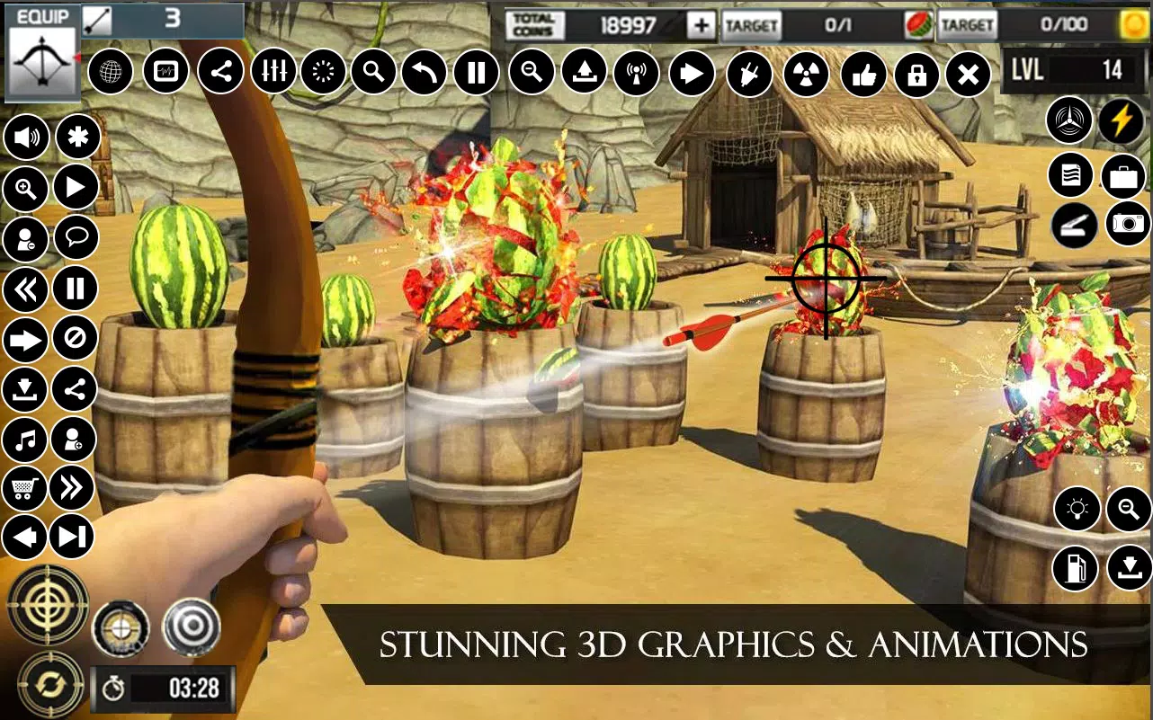 Watermelon Archery Games 3D應用截圖第2張