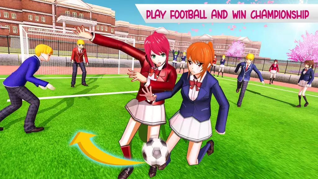 Anime High School Life スクリーンショット 3
