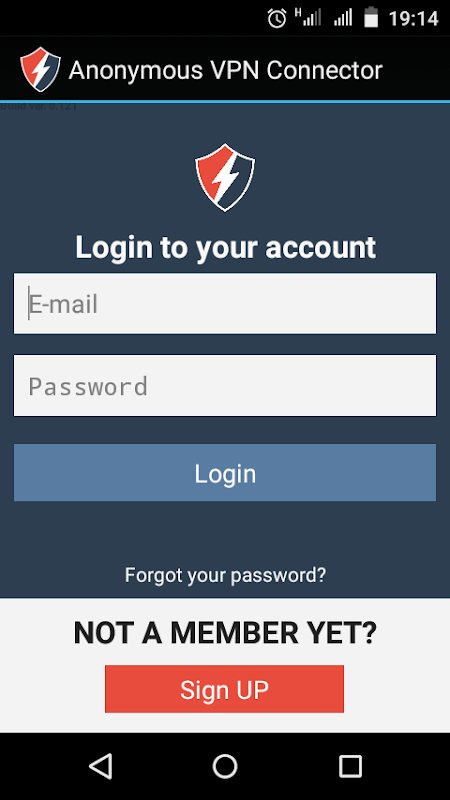 Anonymous VPN Connector Schermafbeelding 1