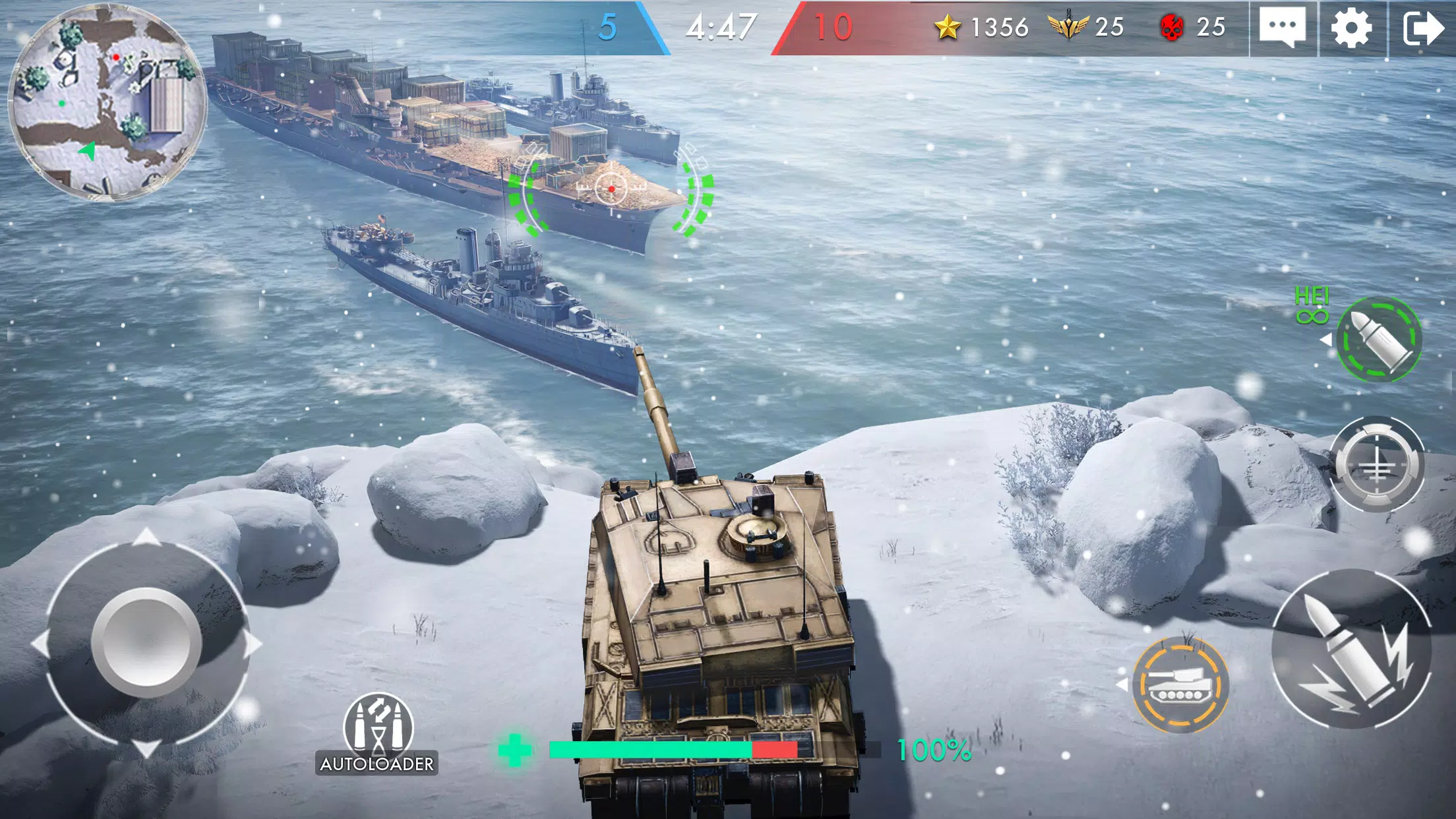 Tank Warfare: PvP Battle Game 스크린샷 1