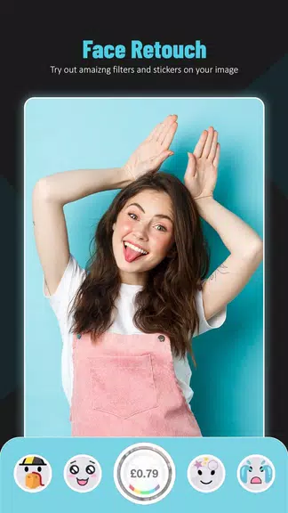 Beauty Face Retouch Camera 스크린샷 1