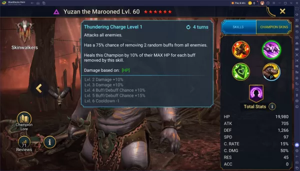 Cómo construir Yuzan el Marooned In Raid: Shadow Legends