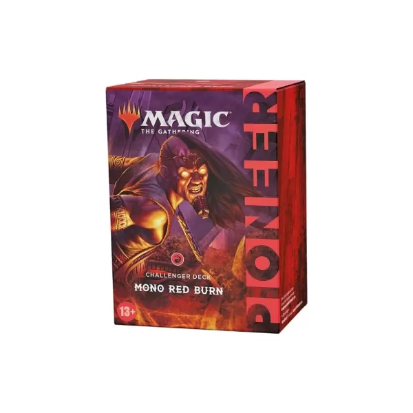 Mazo de retador pionero - mono rojo quemado