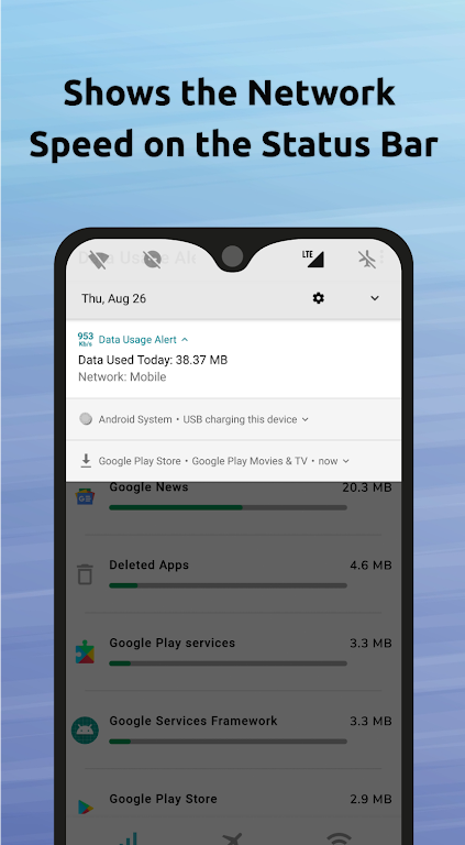 Data Usage Alert + Speed Meter應用截圖第4張
