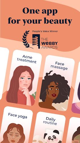 Schermata Luvly: Face Yoga & Exercise 1