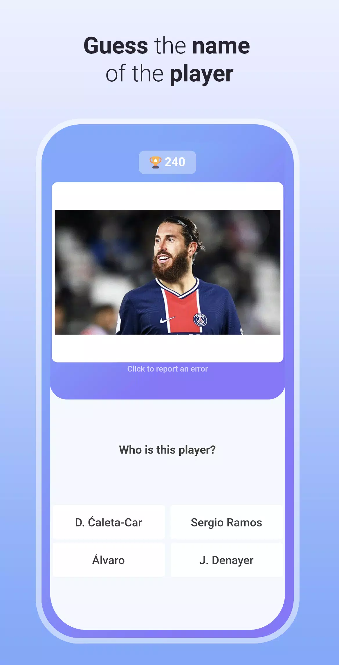 Quiz Soccer - Guess the name 스크린샷 4