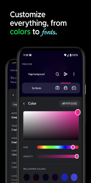 <p>利用 Smart Launcher 6 的 Material Design 的無限潛力,提供大量的圖標和壁紙,以打造真正獨特的審美風格。深入研究其設計文檔,其中包含豐富的自定義選項,可以塑造一個反映您個性的手機界麵,並飾以精心製作的圖標和引人注目的壁紙。此外,還可以探索由經驗豐富的設計專業人員精心策劃的,對天氣變化做出響應的主題、壁紙、圖標和皮膚合集。對於渴望釋放創造力的人來說,Smart Launcher 6 是終極的移動界麵裝飾工具。</p>
<p><strong>動態應用程序圖標</strong></p>
<p>Smart Launcher 6 APK mod 引入了動態圖標,這些圖標會根據用戶的使用模式進行調整,告別傳統的圖標。這些充滿活力的圖標會根據經常訪問的應用程序或不斷變化的使用趨勢無縫調整其顏色、大小和內容。此外,Smart Launcher 6 會優化應用程序圖標,以方便快速查找和訪問,根據使用曆史記錄或用戶偏好自動更新和組織應用程序。憑借其動態應用程序圖標,用戶可以享受無與倫比的用戶體驗,增強便利性和效率,同時優化設備利用率。</p>
<p><strong>創新的主屏幕界麵,增強用戶體驗</strong></p>
<p>簡潔與創新兼具,其用戶友好的主屏幕界麵可以輕鬆訪問重要的應用程序、聯係人以及信息。集成了夜間模式、省電模式以及基於使用模式的個性化應用程序推薦等定製功能,該界麵為用戶提供了無與倫比的多功能性。此外,Smart Launcher 6 還擁有各種主題和布局,使用戶能夠根據自己的喜好定製主屏幕。該應用程序提升了用戶體驗並優化了設備使用率,堪稱智能界麵設計的典範。</p>
<p><img src=