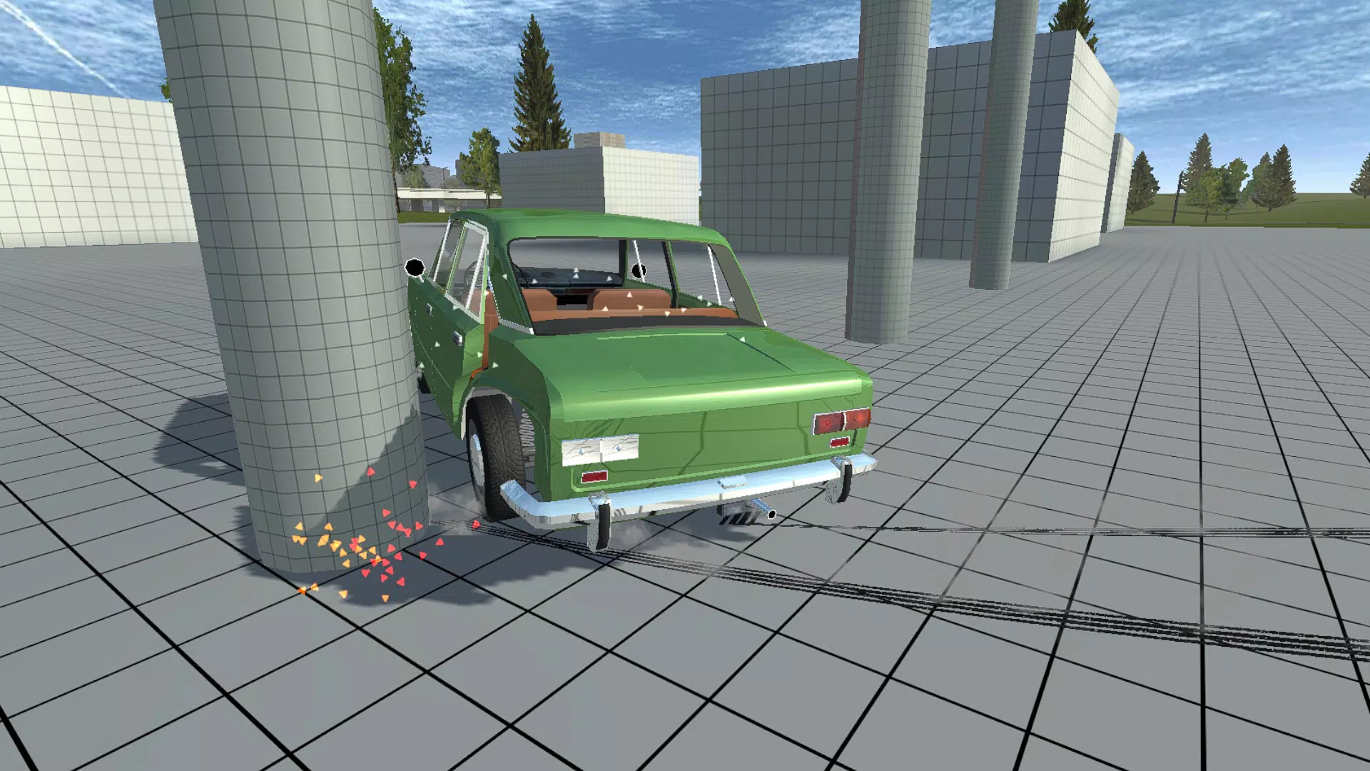 Simple Car Crash Physics Sim应用截图第1张