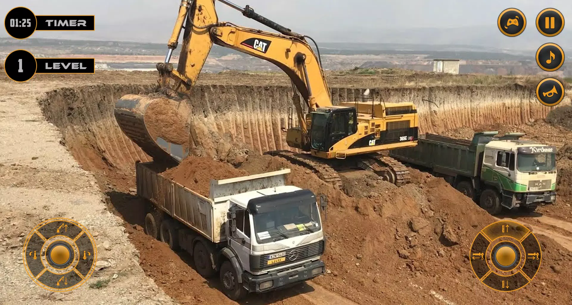 Real Excavator Simulator Games Captura de pantalla 1