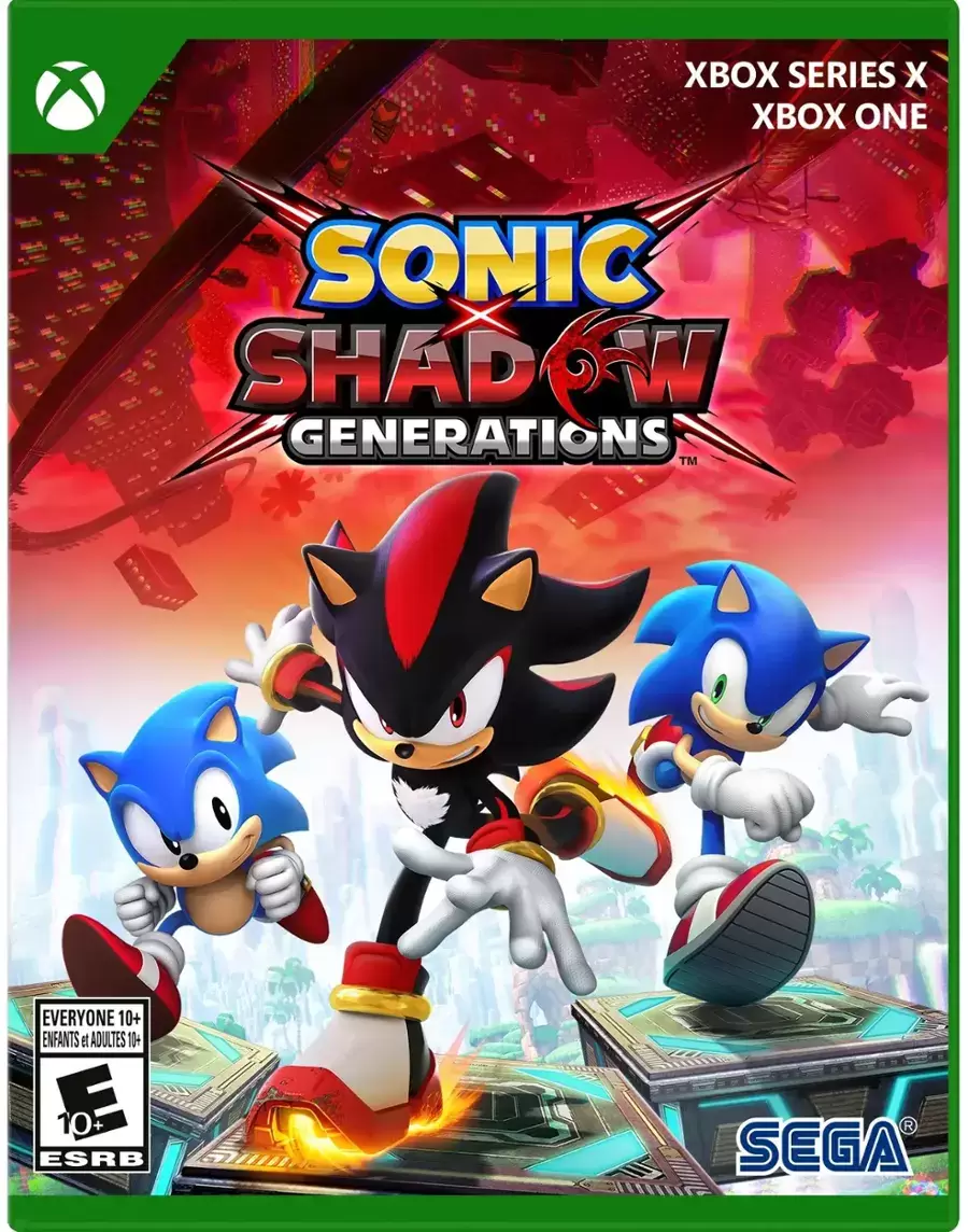 Sonic X Shadow Generations Xbox Cover