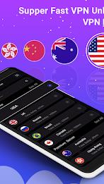 SuperFast VPN : Fast VPN Proxy Schermafbeelding 2