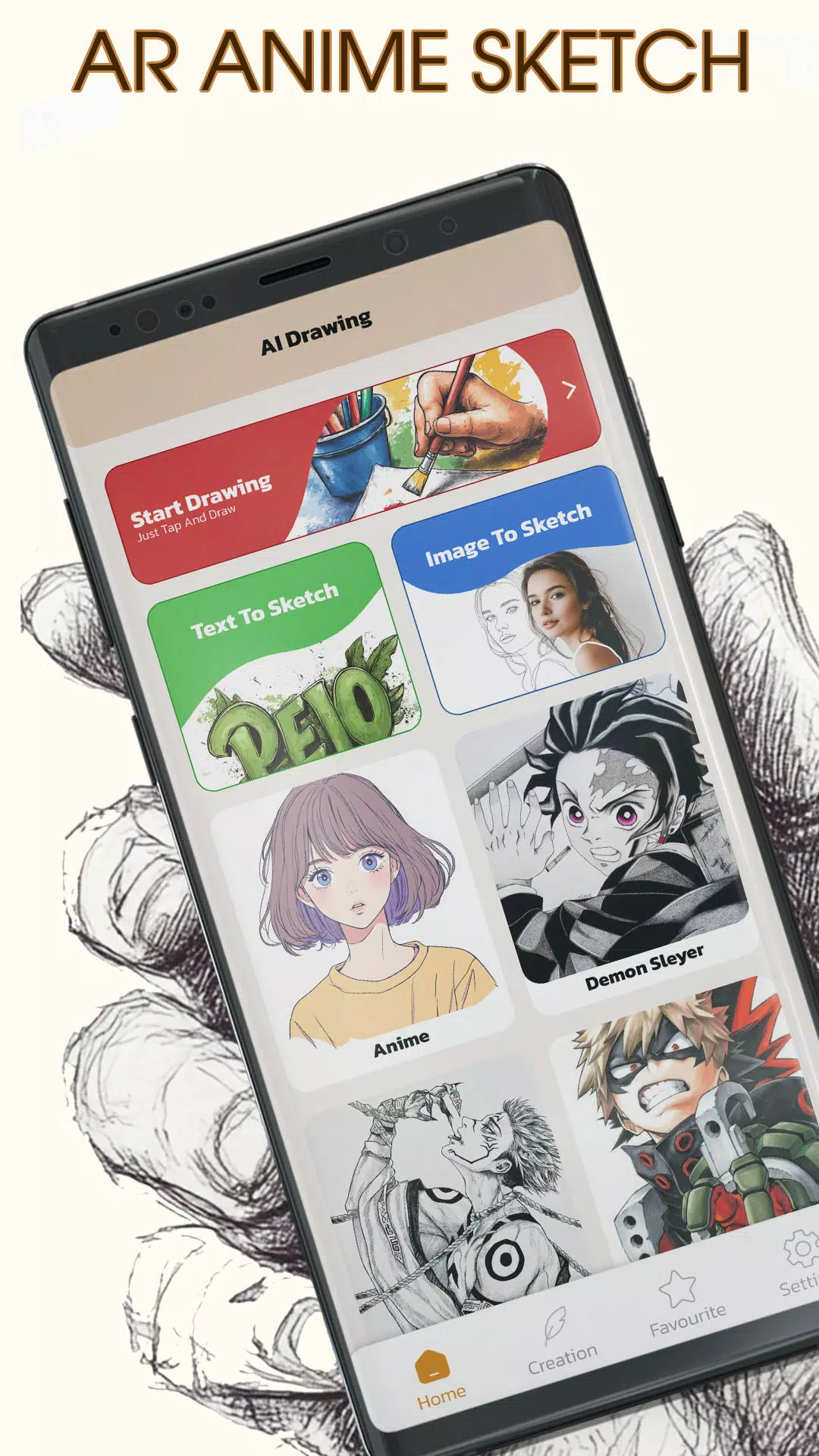 AR Anime Sketch: Trace & Draw Скриншот 1