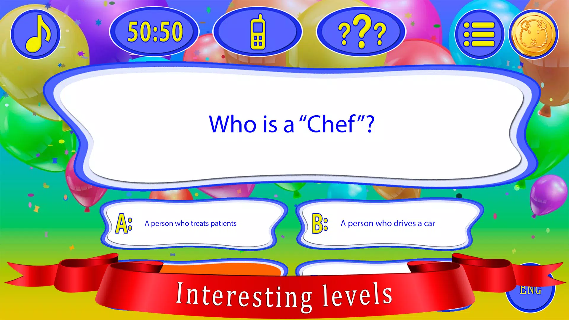 Kids Quiz Games: Millionaire Captura de pantalla 3