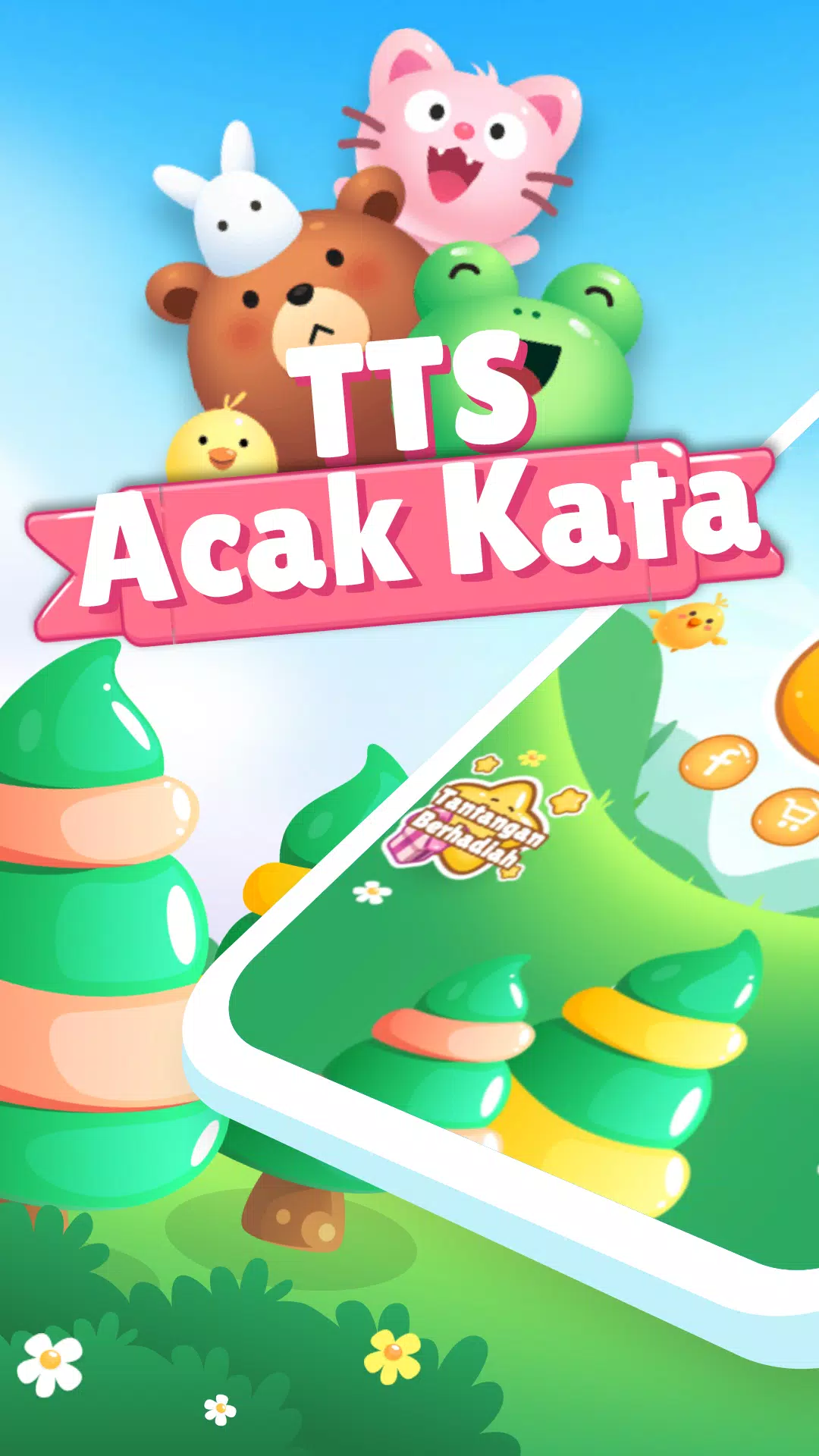 Acak Kata - Teka Teki Silang Captura de pantalla 1