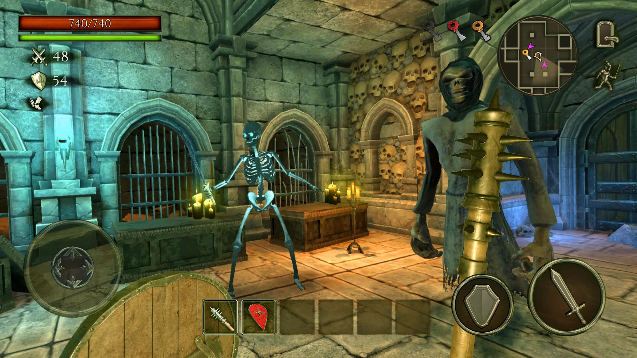 Ghoul Castle 3D - Action RPG 스크린샷 2