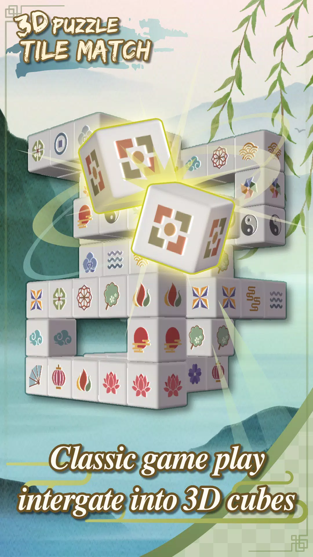3D Tile Match Puzzle Captura de tela 2