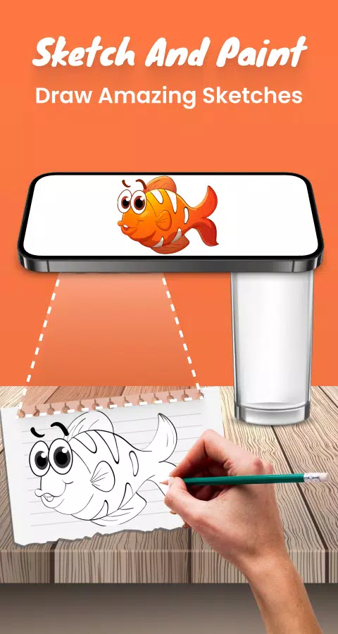 Draw sketch : Sketch and Paint Capture d'écran 1