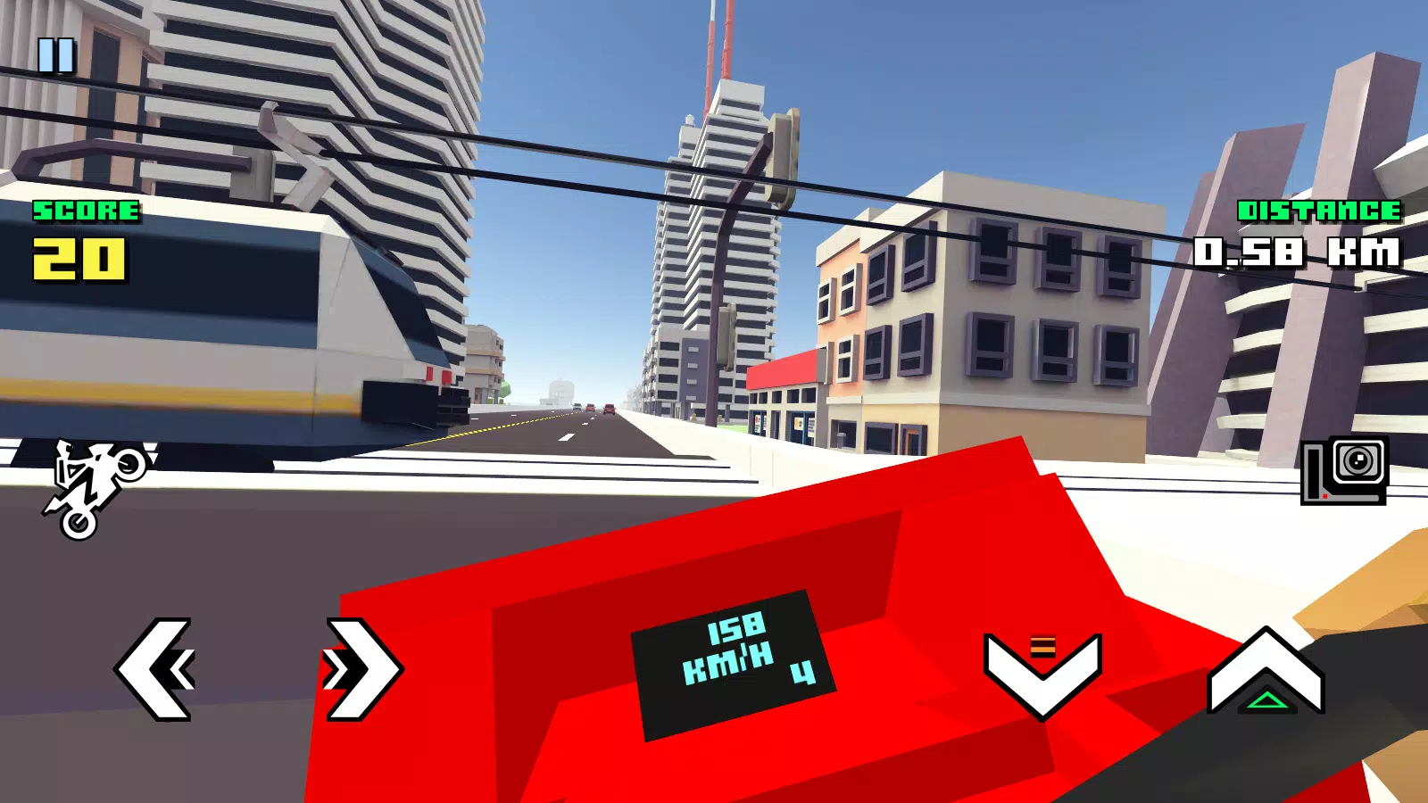 Blocky Moto Racing Captura de pantalla 2