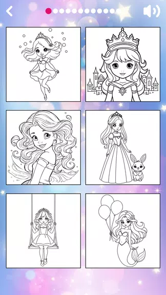 Princess Coloring Book offline應用截圖第3張