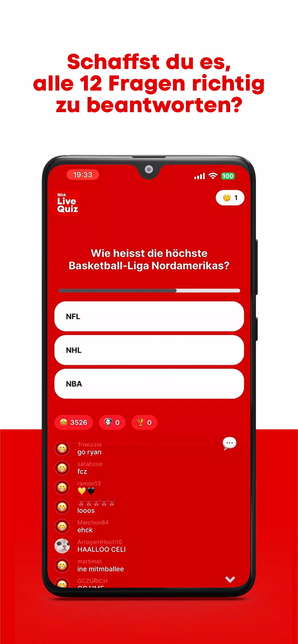 Blick Live Quiz Captura de tela 3