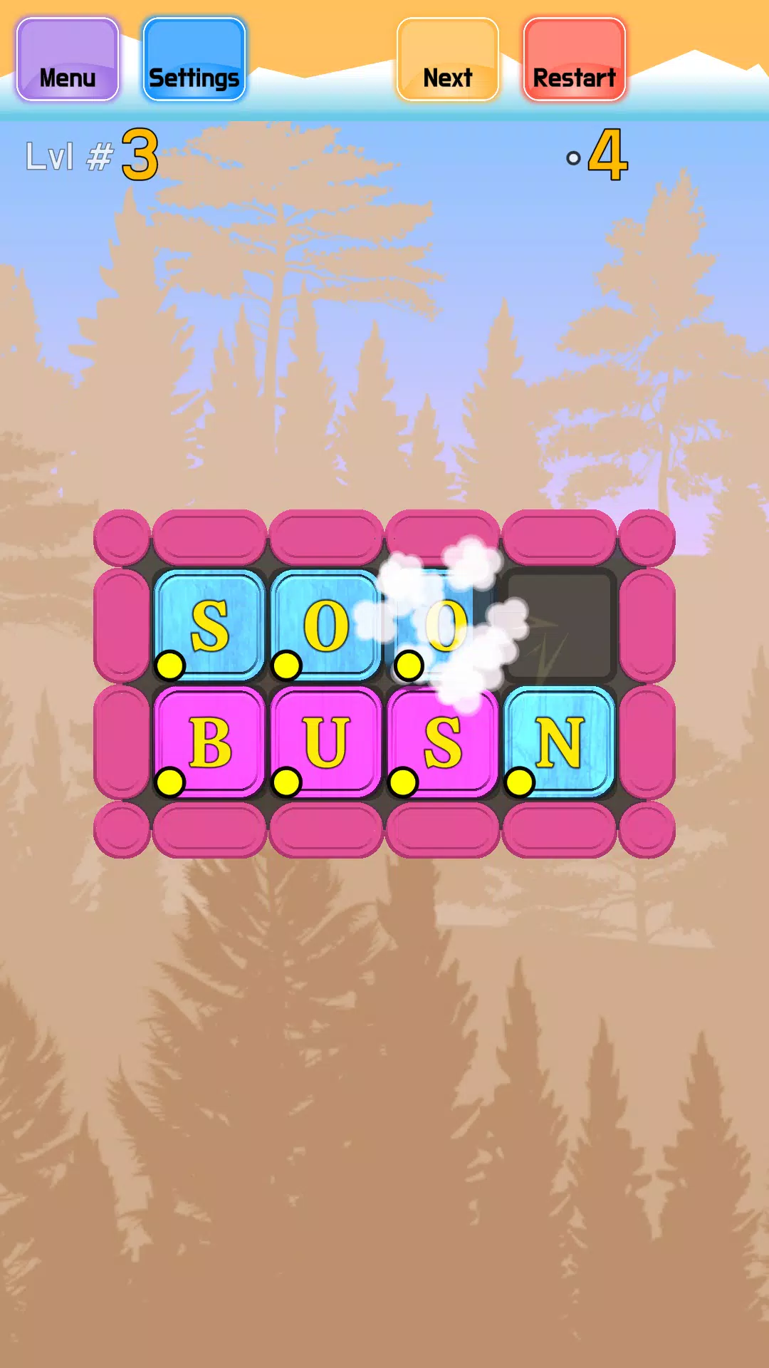 Sliding Words スクリーンショット 2