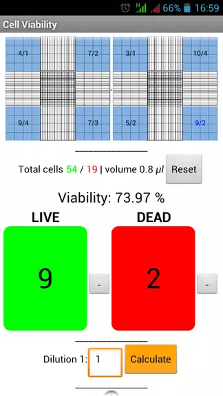 Cells Calculator Captura de tela 4