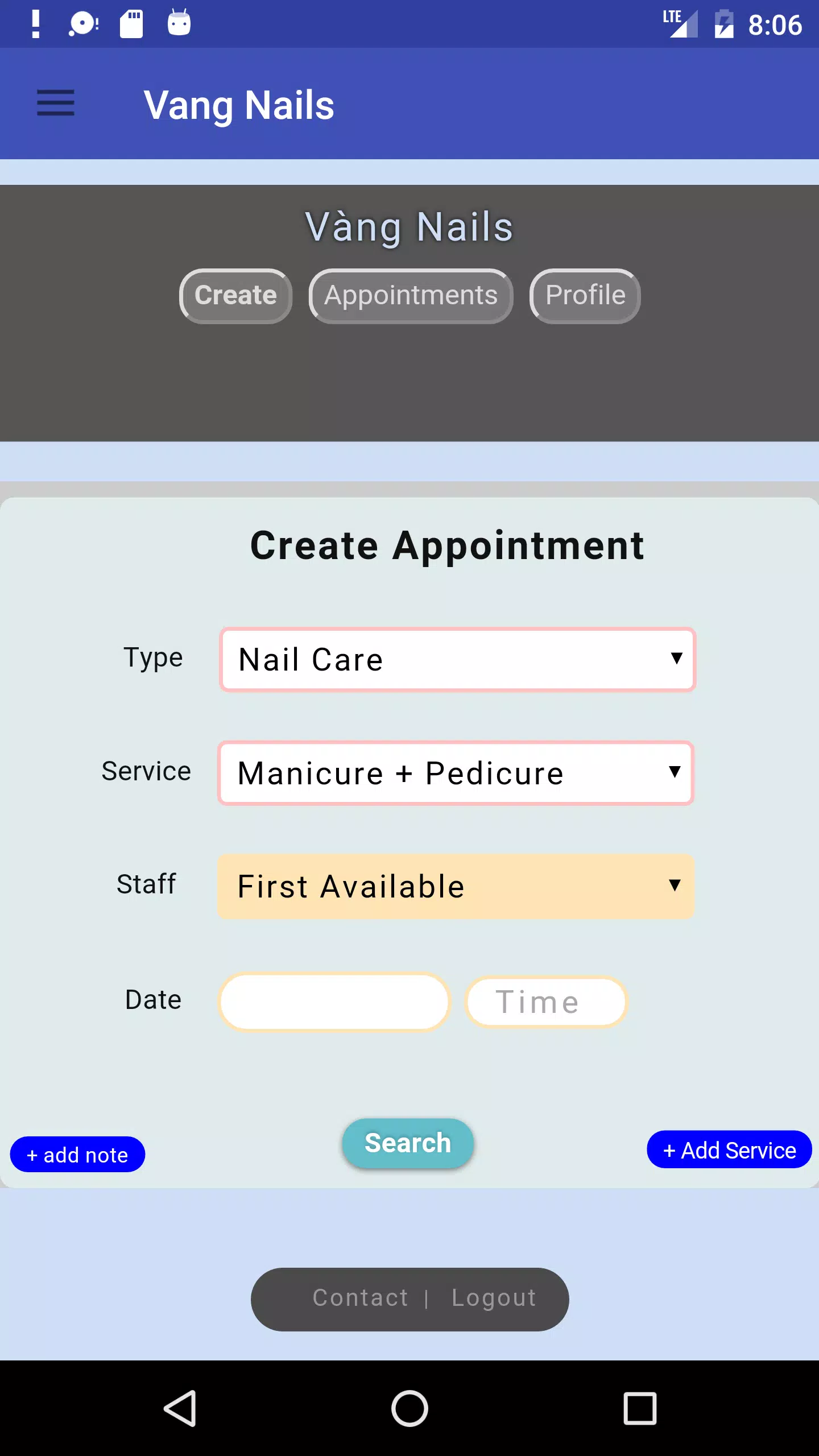 Vang Nails - Demo Captura de tela 4